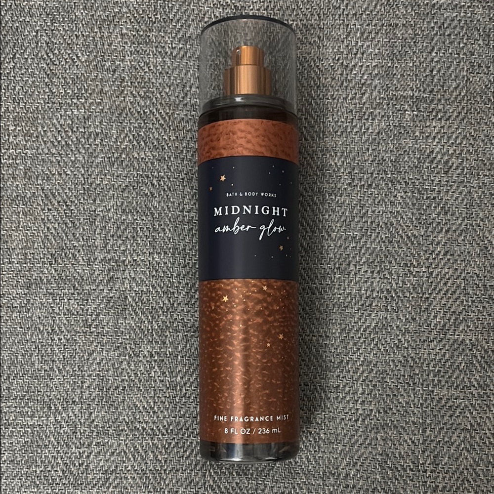 Bath & Body Works Midnight Amber Glow Mist New & Never Used 8oz